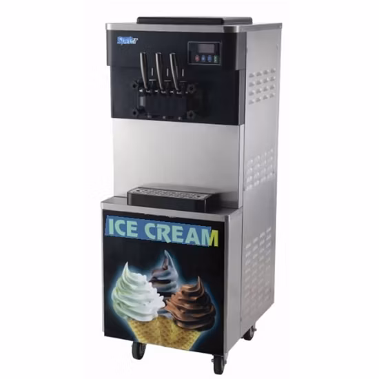 Hot Sale Commercial Taylor 3 Flavors 2+1 Mixed Soft Serve Ice Cream Machine Frozen Yogurt Machine Ice Cream Machine